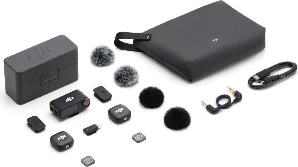 Портативный микрофон DJI Mic 3 (2TX+1RX+charging case)