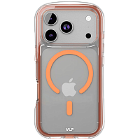Чехол защитный VLP Bubble Case с MagSafe для iPhone 17 Pro Max (Orange)