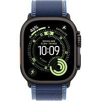 Умные часы Apple Watch Ultra 3 49mm (Black Titanium Blue/Bright Blue Trail Loop S/M)
