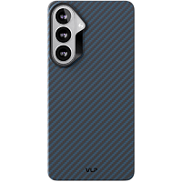 Чехол защитный VLP Kevlar Case с MagSafe для Samsung Galaxy S26 (Black)