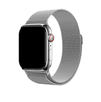 Ремешок металлический uBear Spark для Apple Watch 38/40/41mm (S/M, Silver)