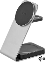 Беспроводное зарядное устройство uBear Level Ultra Wireless Charger Apple Watch Edition (Silver)